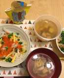 1歳児と大人のちらし寿司（取り分け）