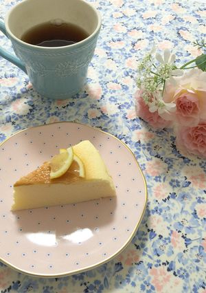 スフレチーズケーキ-レシピのメイン写真