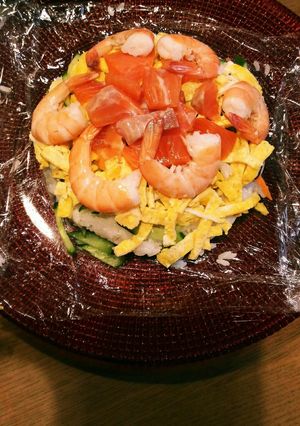 寿司ケーキ-レシピのメイン写真