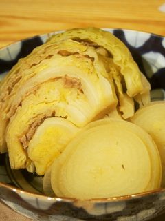 ミルフィーユキャベツと玉葱おでん?ポトフ-レシピのメイン写真
