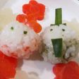 おひな様の一口おにぎり☆1歳離乳食完了期
