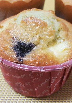 ブルーベリー&クリームチーズのマフィン-レシピのメイン写真