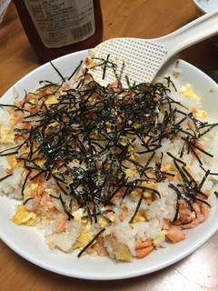 鮭と卵の手抜きちらし寿司-レシピのメイン写真