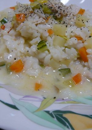 ☆野菜室の大掃除に♪お手軽リゾット☆-レシピのメイン写真