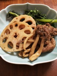 ご飯に合う!れんこんと牛肉の炒め煮-レシピのメイン写真