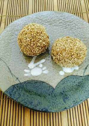 簡単❁揚げないゴマ団子-レシピのメイン写真