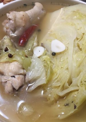 キャベツ・鶏肉のスープ-レシピのメイン写真