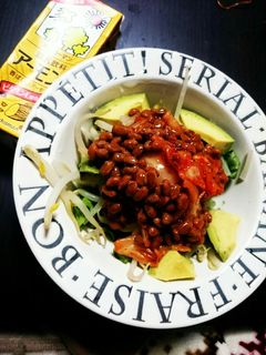 キムチ納豆サラダ-レシピのメイン写真