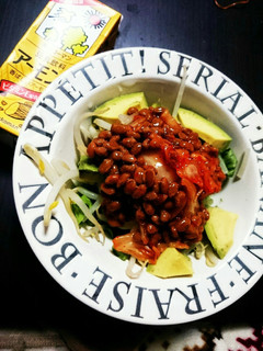 キムチ納豆サラダ-レシピのメイン写真
