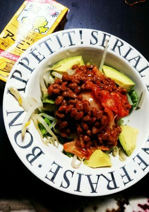 キムチ納豆サラダ-レシピのメイン写真