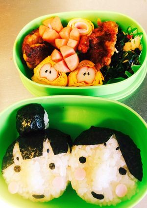 キャラ弁 ひな祭り-レシピのメイン写真
