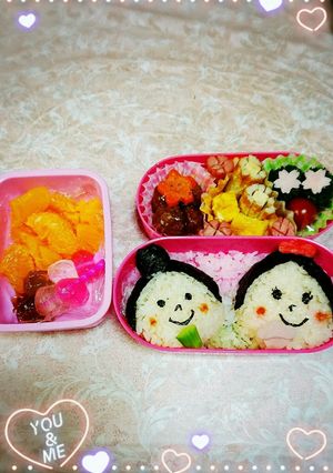 キャラ弁☆ひな祭り♥弁当-レシピのメイン写真