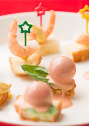 塩バターパンのひとくちピンチョス-レシピのメイン写真