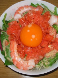 鮭とろサラダ丼-レシピのメイン写真