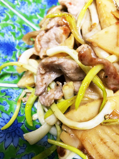豚肉と筍のさっと炒めwithひろっこ-レシピのメイン写真