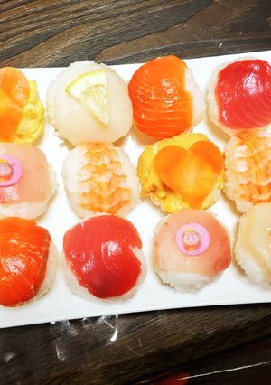 ひな祭り♡てまり寿司-レシピのメイン写真