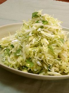 キャベツ&セロリ千切りサラダ-レシピのメイン写真