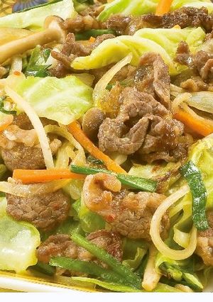 牛肉と五目野菜のピリ辛塩炒め-レシピのメイン写真