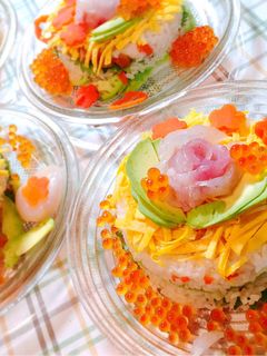 バラ の ちらし寿司 ✿*.-レシピのメイン写真