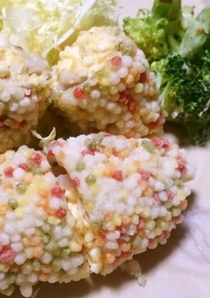 豚肉タルタルソース巻き♡あられ揚げ-レシピのメイン写真