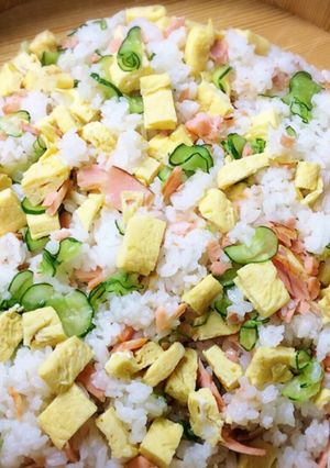 具材3種だけ!簡単!美味し!ちらし寿司-レシピのメイン写真