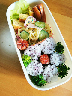大きなお花のお弁当-レシピのメイン写真