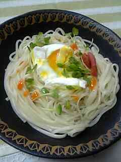 冷やしうどん温玉添え-レシピのメイン写真