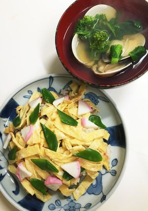 ♢雛祭り♢チラシ寿司と蛤の吸い物-レシピのメイン写真