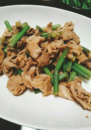 豚肉とニンニクの芽◎パパっと炒め-レシピのメイン写真