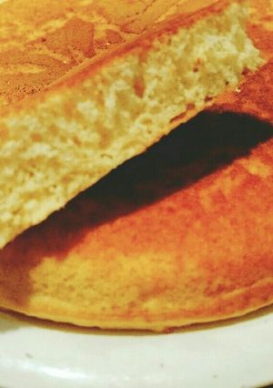 ふっくら大きなホットケーキ♪(*^^*)-レシピのメイン写真