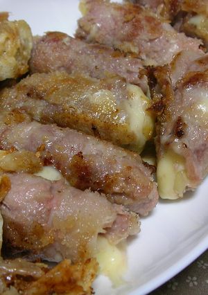 【男の料理】りんごの豚肉巻き-レシピのメイン写真