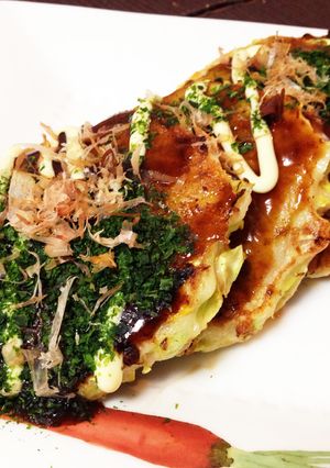 お弁当に＊カリッとふわとろミニお好み焼き-レシピのメイン写真