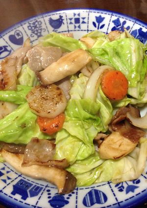 一石二鳥のご飯が進むけどヘルシー野菜炒め-レシピのメイン写真