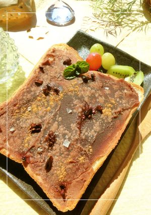 カカオニブスｏｎ塩あんトースト-レシピのメイン写真
