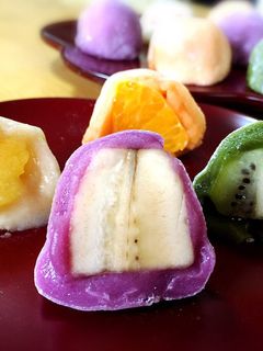 彩り華やか*フルーツ大福-レシピのメイン写真