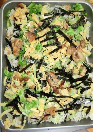 春キャベツと豚薄切り肉のお寿司-レシピのメイン写真