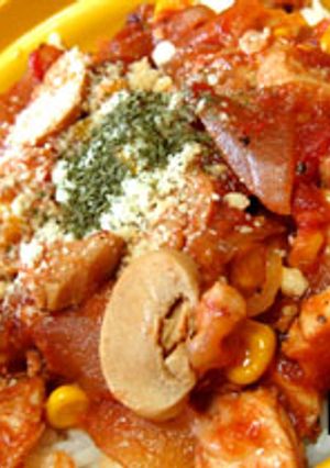 トマトと鶏肉のチーズ丼★-レシピのメイン写真