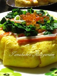 ちらし寿司ケーキ♪オムライス風-レシピのメイン写真