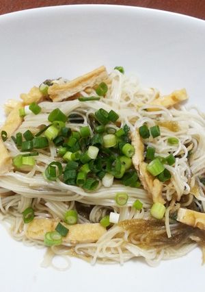 とろろ昆布で簡単＊そうめんチャンプル-レシピのメイン写真
