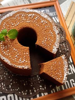 Wチョコシフォンケーキ♡-レシピのメイン写真