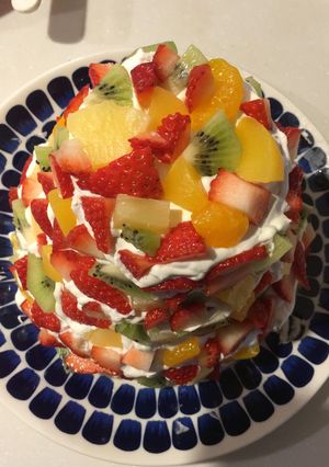 ケーキ フルーツ デコレーション-レシピのメイン写真