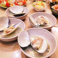 รูปของ はまぐりの酒蒸し☆にんにくオリーブ油