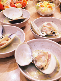 はまぐりの酒蒸し☆にんにくオリーブ油-レシピのメイン写真