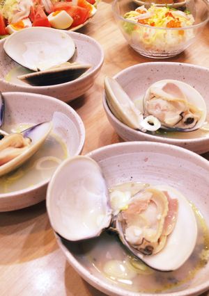 はまぐりの酒蒸し☆にんにくオリーブ油-レシピのメイン写真