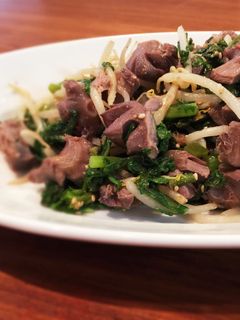 砂肝と春菊ともやしのナムル-レシピのメイン写真