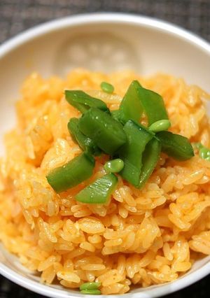 人参ジュースの炊き込みご飯-レシピのメイン写真