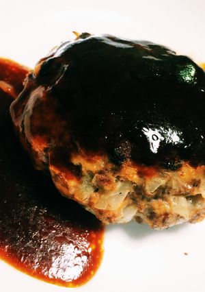 ヘルシーな鹿肉のデミグラスハンバーグ！-レシピのメイン写真