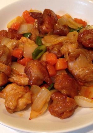 今日の気分は中華！酢豚！鶏肉だけども-レシピのメイン写真