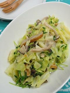 キャベツとキノコのチーズ炒め-レシピのメイン写真