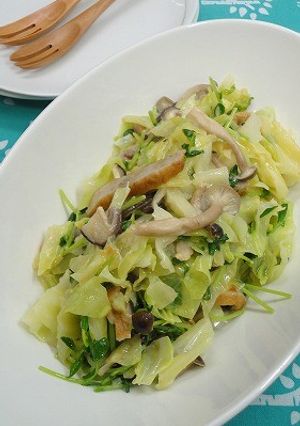 キャベツとキノコのチーズ炒め-レシピのメイン写真